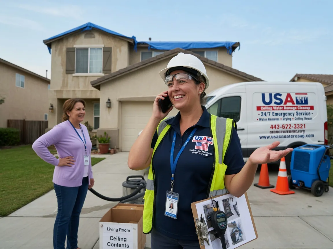 Ceiling Water Damage Restoration Van Dyne, WI FAQs